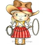 Cowgirl Marci Stamp